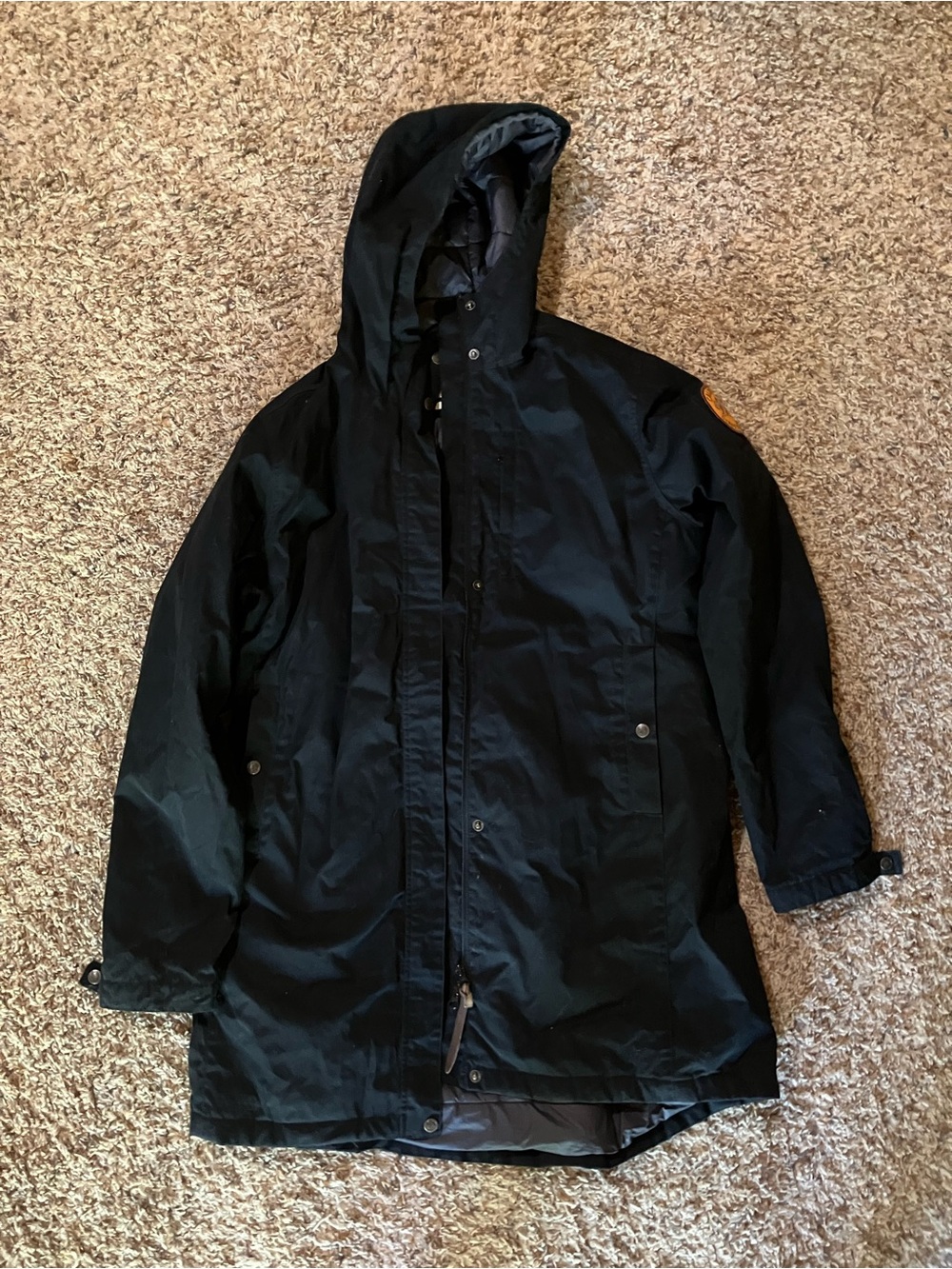 Fjalraven Kiruna Padded Insulated Parka - Women's winter jacket long coat Black